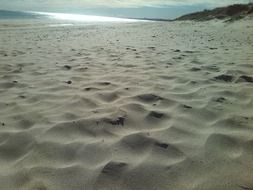 white sand on the beach in Valencia