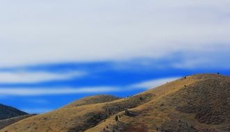 minimalistic mountain landscape, usa, colorado