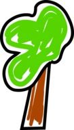 tree simple painting