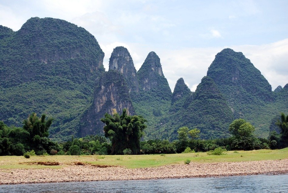 mountain river near lijiang