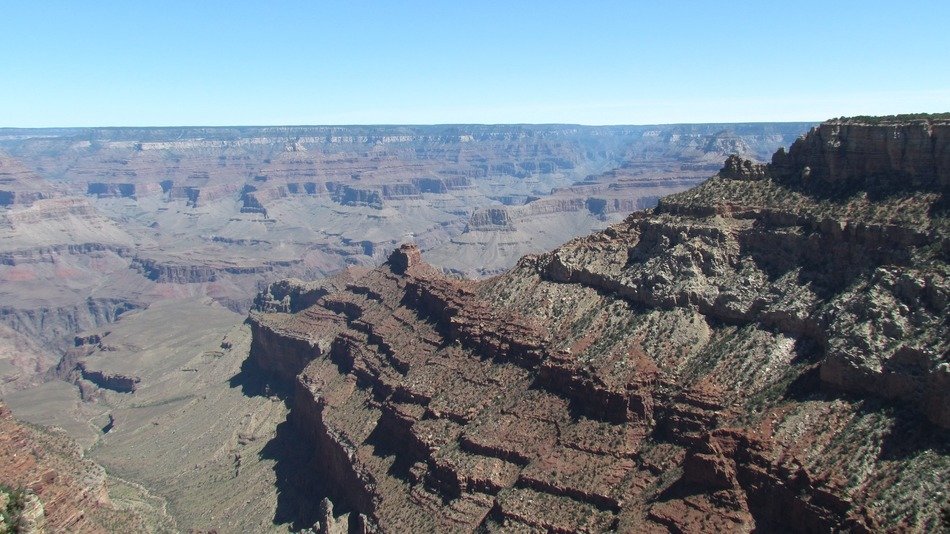 Grand Canyon on a clear sunny day