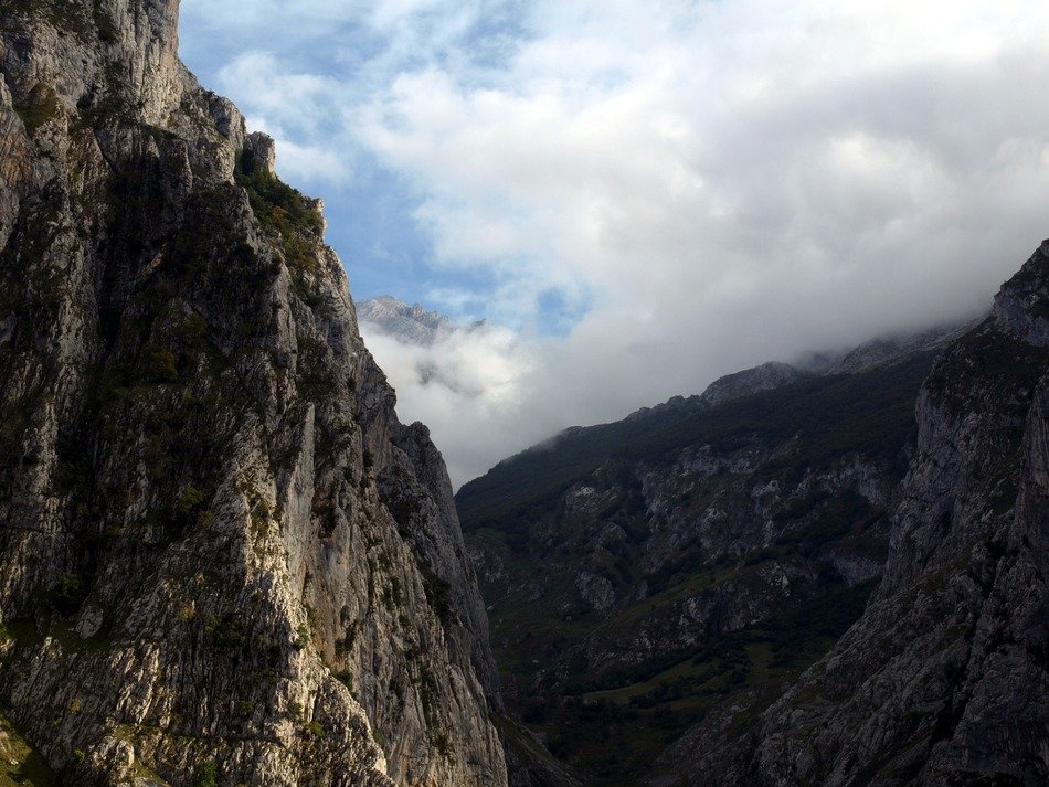 view among high mountains