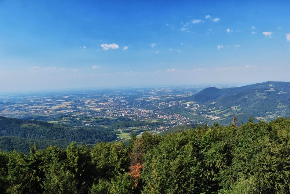 panorama from the mountain czantoria wielka
