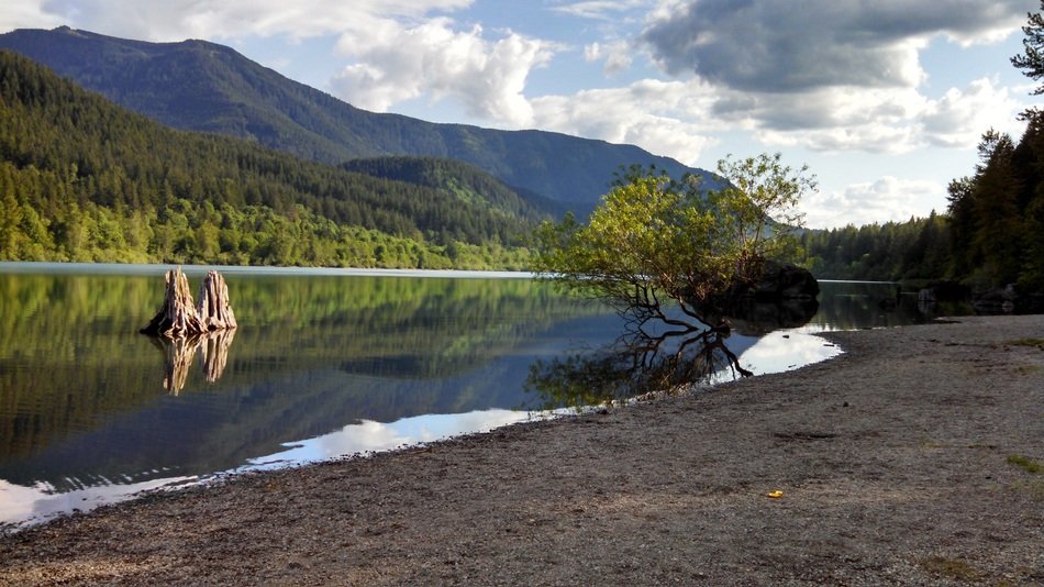 Rattlesnake lake in the North Bend