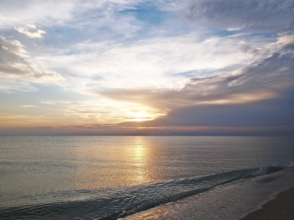 ocean sunset trail