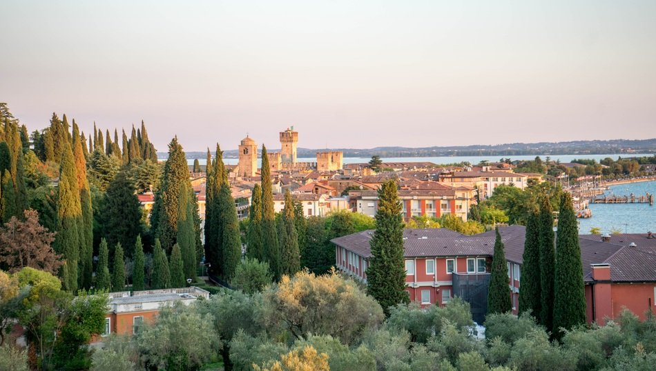 scenic view of Sirmione in Italy