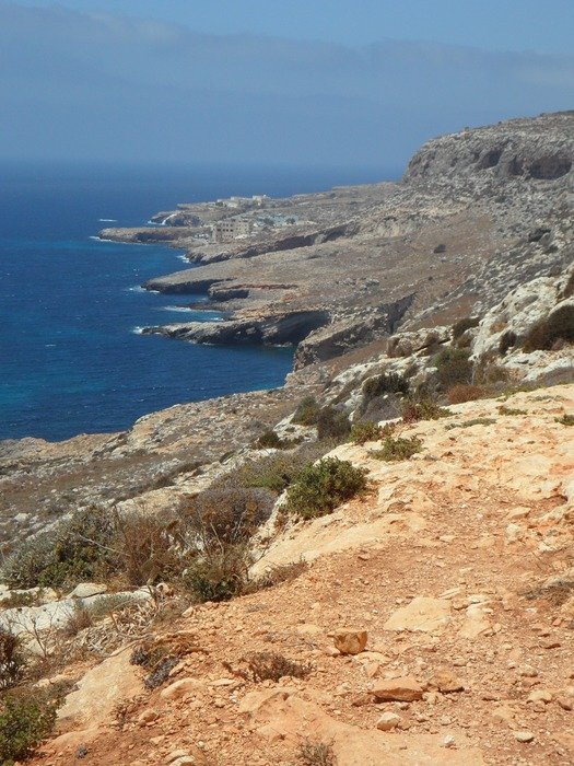 panorama of the rocky coast of the Mediterranean