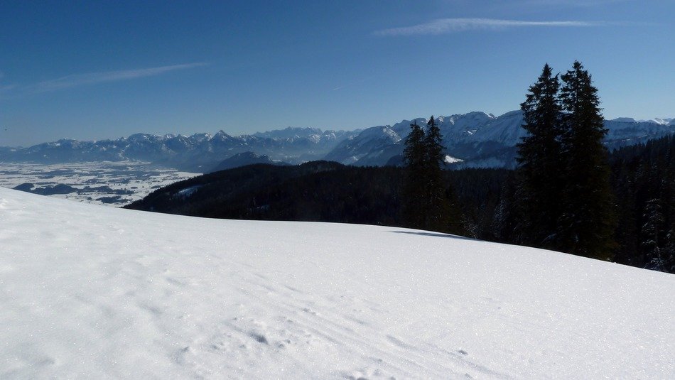 mountains at winter, germany, allgäu