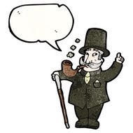 cartoon wealthy gentleman N2