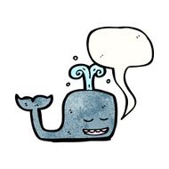 cartoon singing whale N6