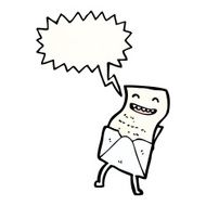 laughing letter cartoon character N2