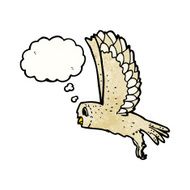 cartoon flying owl N7