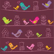 Birds in the garden