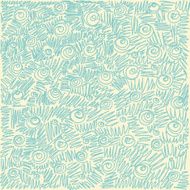 Seamless doodle abstract swirls and waves pattern N2