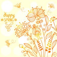 flowers silhouette