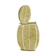 cartoon beer barrel N17