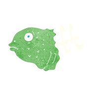 cartoon fish head N22