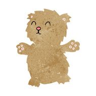 cartoon teddy bear N552