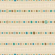 Seamless background of hand drawn nets and dots