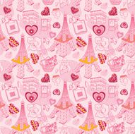 Seamless Paris pattern N2