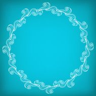 Circle Lacy Wavy Pattern
