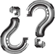 Grunge Font symbol