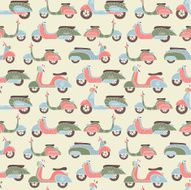 Bikes seamless pattern N5