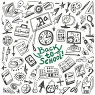 School education - doodles set N3