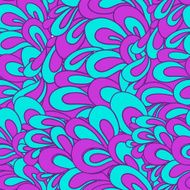Seamless background with funky doodles N2