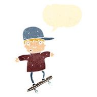 retro cartoon skater boy N2