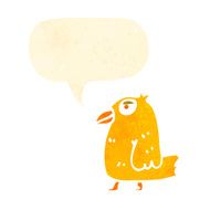 cartoon little bird N46