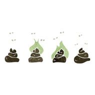 gross dog poop cartoon N4