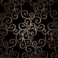 Seamless Ornate Abstract Pattern N53