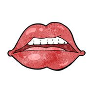 cartoon sexy lips symbol N14