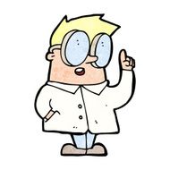 Cartoon Scientist N23