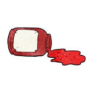 cartoon spilled jam N10