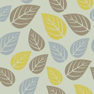 Summer seamless leaf pattern