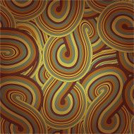 vector seamless abstract hand-drawn pattern waves background N5