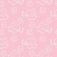 elephant seamless Pattern N2