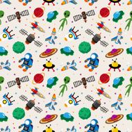 Seamless space pattern N18