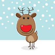 Reindeer with Red Nose