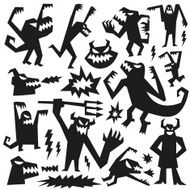 monsters - doodles