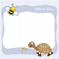Baby announcement card N23