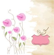 romantic flowers background N36