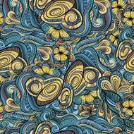 decorative floral seamless pattern N11