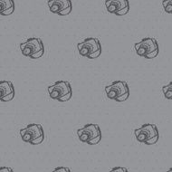 Old vintage camera Seamless Background Vector illustration N3