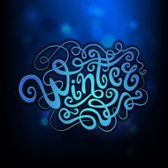 Winter hand lettering N10