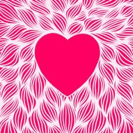 Valentines day card vector