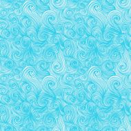 seamless abstract hand-drawn pattern waves N22