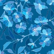Spring wallpaper Floral seamless pattern